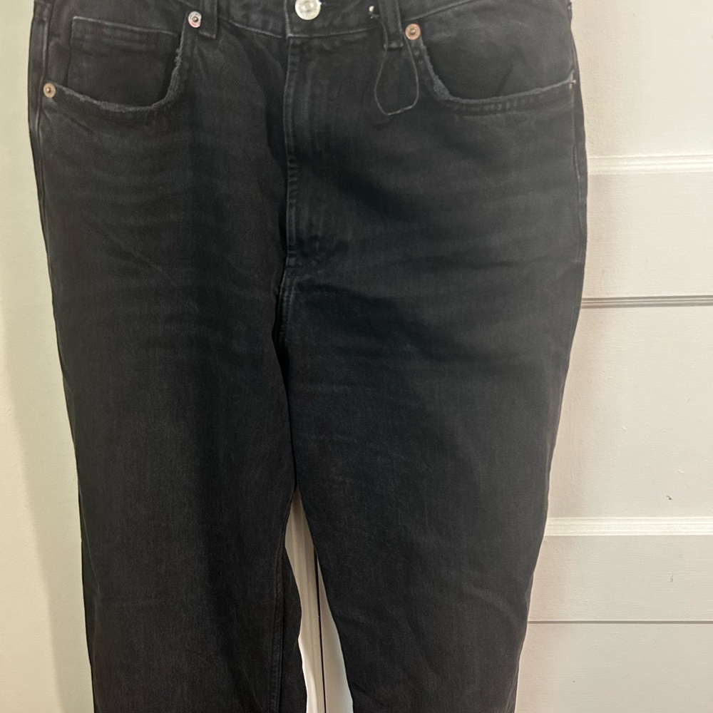 Zara Black Straight Jeans Classic Style